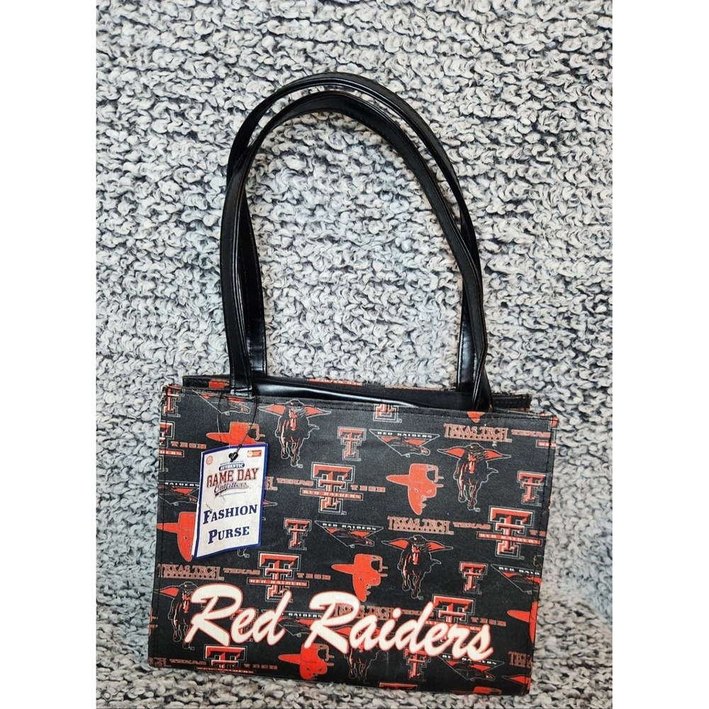 Texas Tech Red Raiders Women's Boutique Purse Vortex Handbag Bag Premium Purse